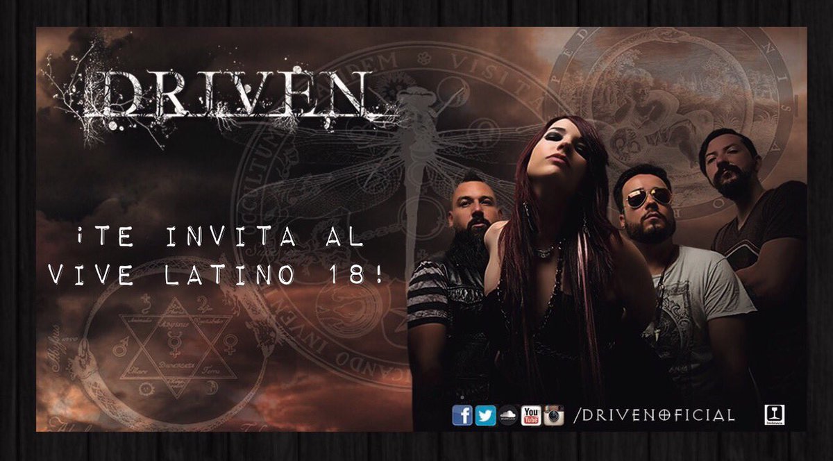 drivenoficial's tweet photo. 1. Sube una foto de ti con Driven.
2. Usa los hashtags #DrivenOficial   #ElOrdenDelCaosTour   #RockConHuevos

Hasta marzo 15, 22:00 hrs https://t.co/pZfE5xLg8F