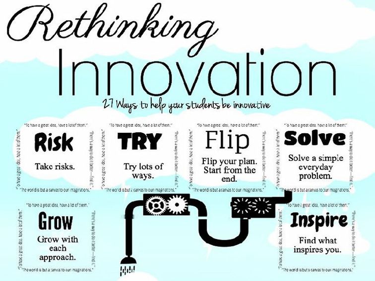 TeachThought's tweet photo. Innovative thinking in students will flower when we design classrooms that absolutely can’t survive without it.  https://t.co/kQQ1SVdiN2 https://t.co/zly90TJzzj