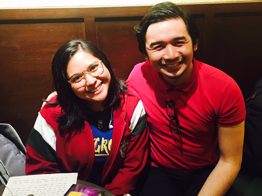 djairugeria's tweet photo. Our Grade 11 boys be like: "Always an animated time pala with you, Cher ah." Thanks for the workdate last Friday night, Kay! #IssueTissue ๐๐ https://t.co/MEN1DJMsgN