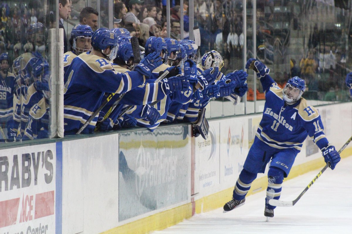 GonianSports's tweet photo. Murden, Buitenhuis keep Hamilton alive in NCAA Tournament, defeat Oswego State 3-1. Post-game story by @ParzychCole. https://t.co/yiMvWvwxy6 https://t.co/V0xKwIRP6b