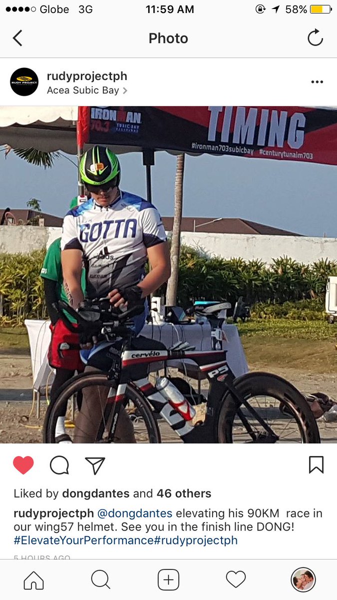 cherishninya's tweet image. Goodluck DD! 👍🏻 #rudyprojectph #subicim703 #DingdongDantes 🚴🏼🏅