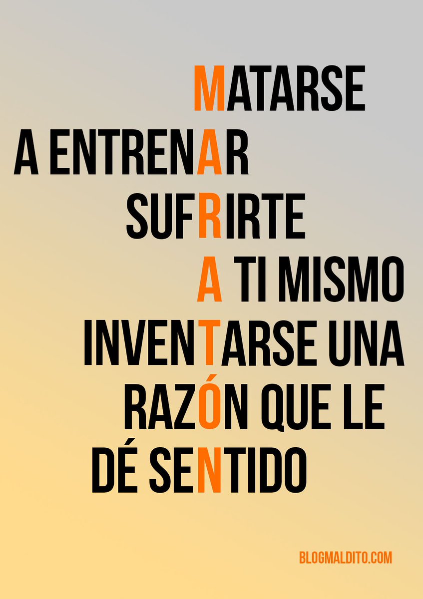 Una maratón es un homenaje a los que con la perspectiva del tiempo acabarán valorando más el camino que el resultado. Feliz #ZurichMaratoBCN