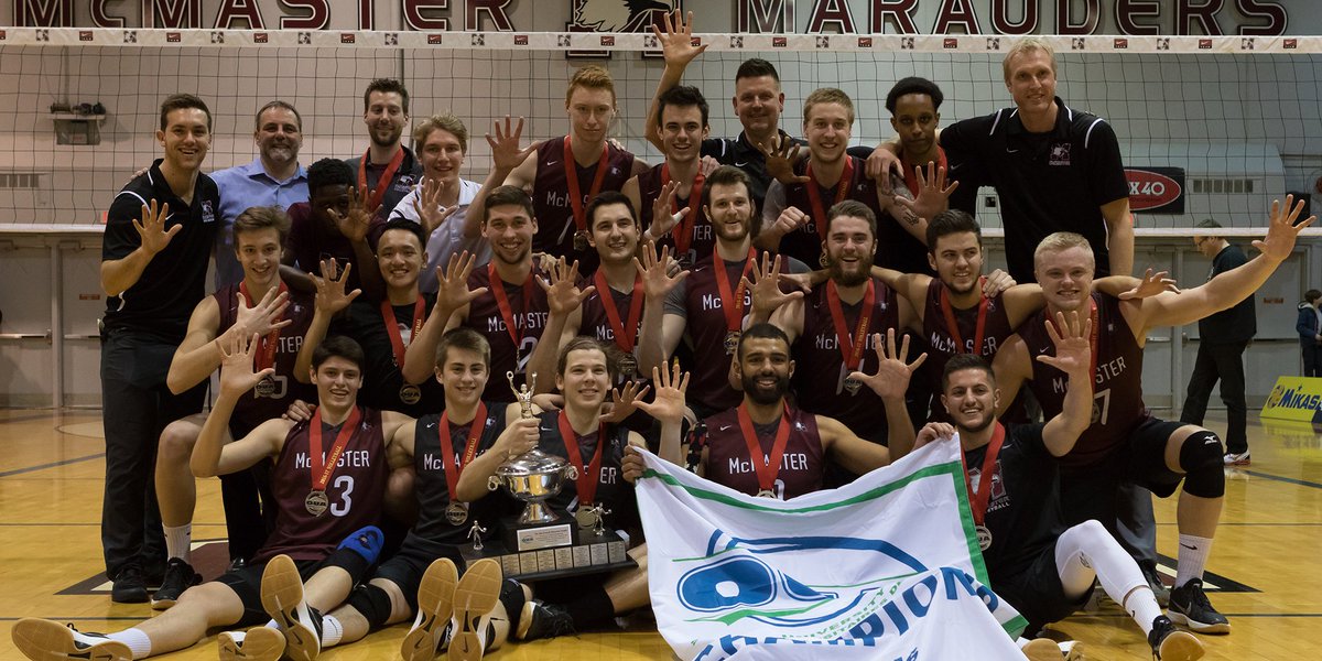 Men's Volleyball -- Marauders weather early onslaught to win fifth straight Forsyth Trophy as #OUA champions:

marauders.ca/news/2017/3/11…