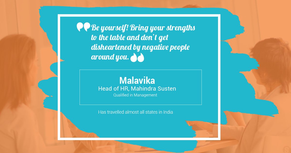 MahindraSusten's tweet photo. We conclude our #SolarWoman campaign with Malavika, our head of HR, who has travelled to almost every state in India. https://t.co/BsDbE7Sxej