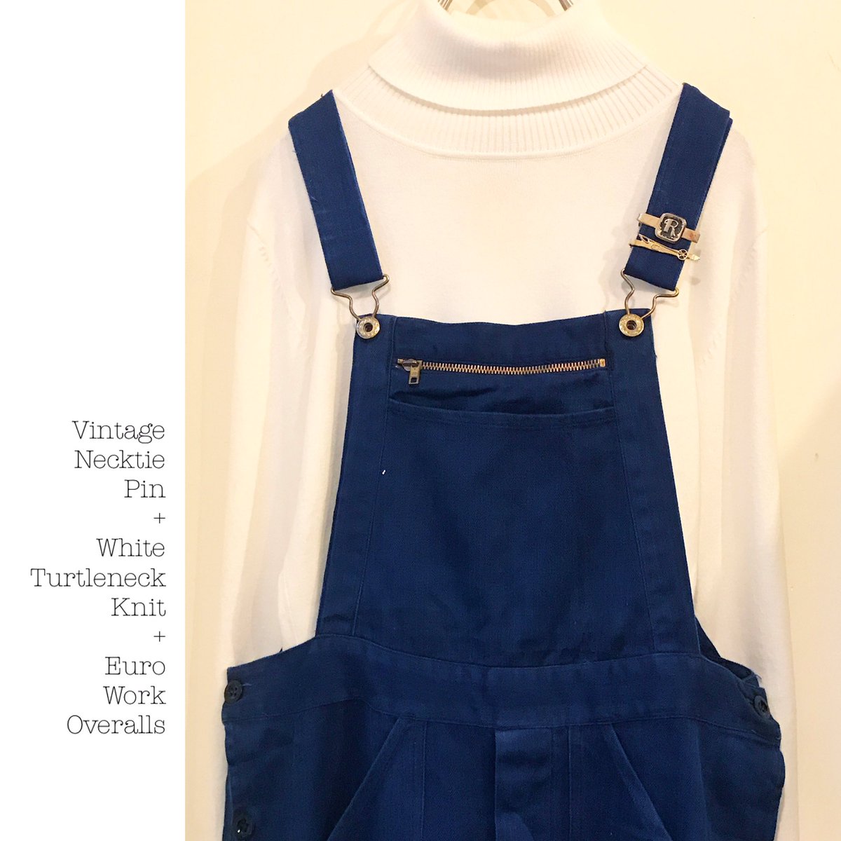 Taffee En Twitter これからのコーデに大活躍の ユーロworkオーバーオール メンズ レディースどちらも入荷 ショルダーにタイピンでアレンジ してもイイ感じ Taffee 宮崎 古着 通販 ユーロ ワーク オーバーオール タートルネック タイピン 古着mix