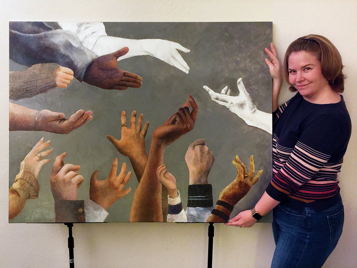 Phantomtweets's tweet photo. VOTE for @juliemeridian
Time to VOTE for your favorite @Cinequest x #PhantomGalleries #Elevate Painting Contest. https://t.co/qWUNk0FT43 https://t.co/TDfdYYxB6p