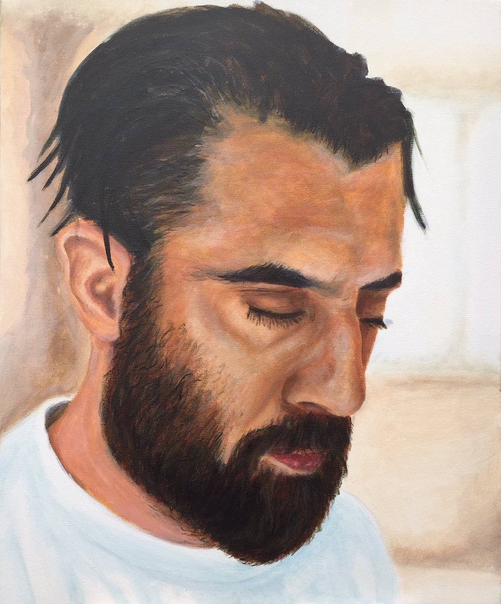 bobbyfetta's tweet image. #art #acrylic #portrait #painting