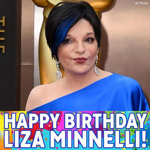 Life is a Cabaret, especially on your birthday! Happy Birthday to Liza Minnelli! 