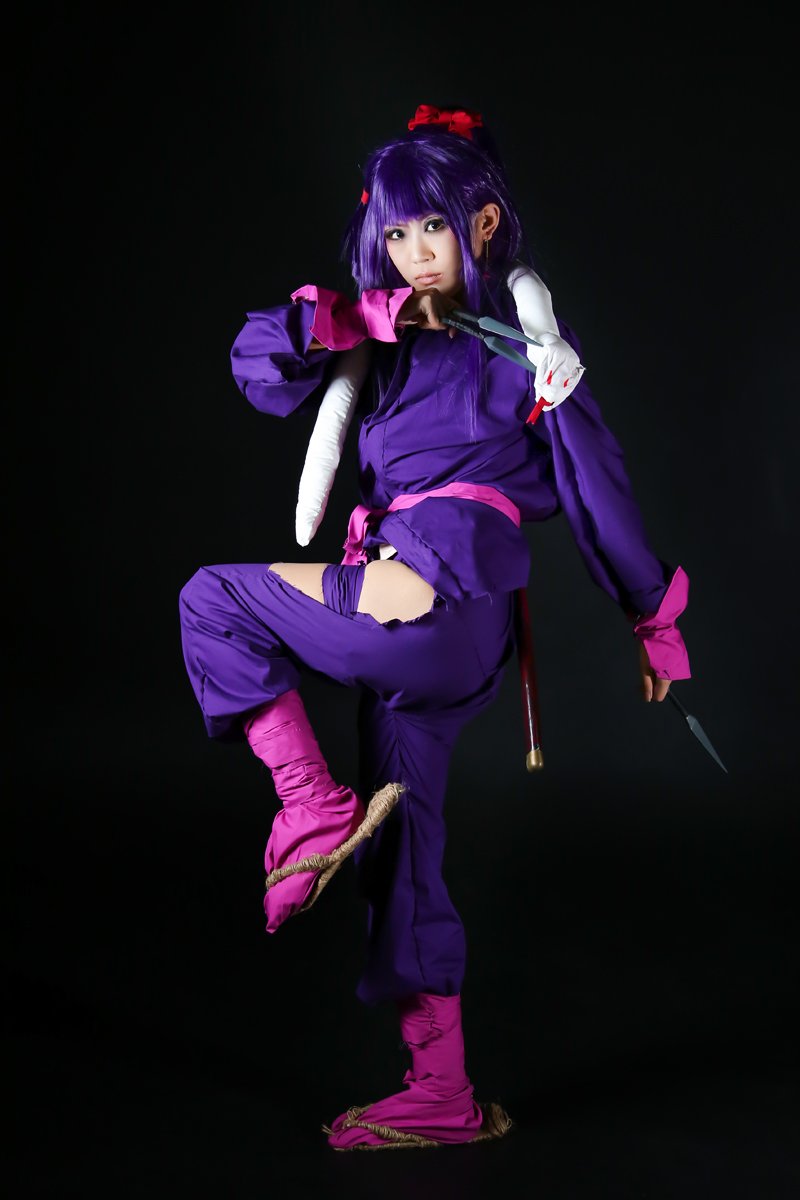 ザン ウー 先日のスタジオ撮影 バジリスク 甲賀忍法帖 蛍火 一縷さん Ichirutense