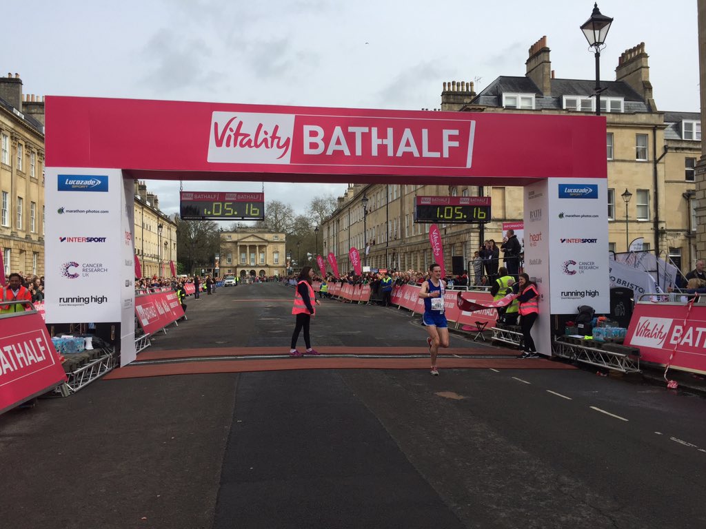 Ben Fish from Blackburn wins #bathhalf