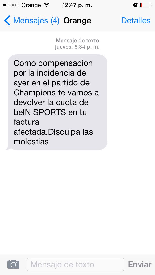 sedano83's tweet photo. @GUTY14HAZ  despues que hagan periscope los del uefalona!! Que la mamen bien fuerte! Hasta los del Orange reconocen el robo ajA  HALA MADRID https://t.co/3UYZioZRCm
