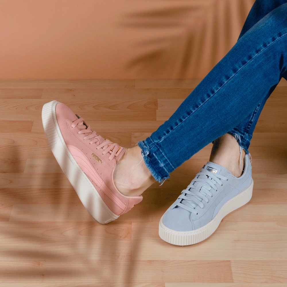 puma suede pastel