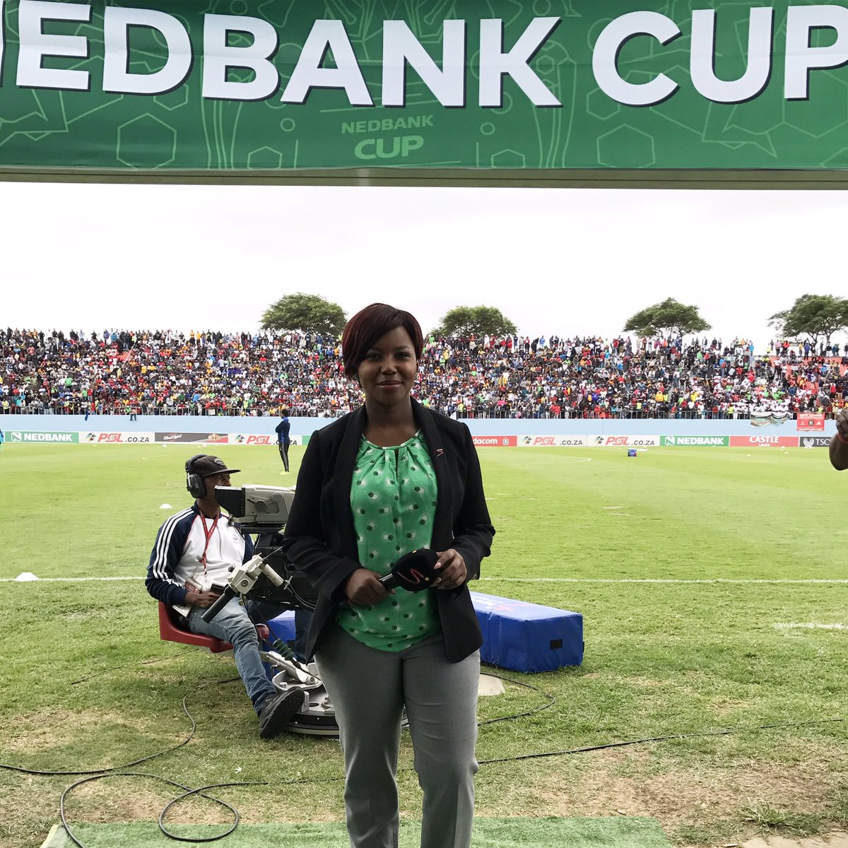 SimplyCarol8's tweet photo. Ready for #NedbankCup action from East London! We are LIVE on @SuperSportTV  #ECBeesPirates ⚽️💫 https://t.co/eC4iv793cq