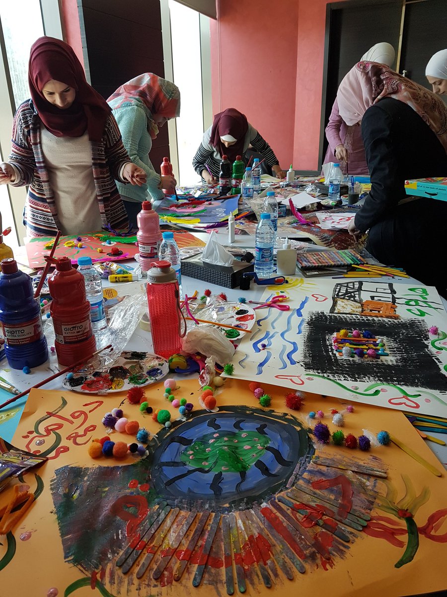 Selfiekuna's tweet image. #Self_care with #handicap_international team. Providing #support is essntial to teams that work with #refugees &amp;amp; #trauma #jordan #UAE #dubai