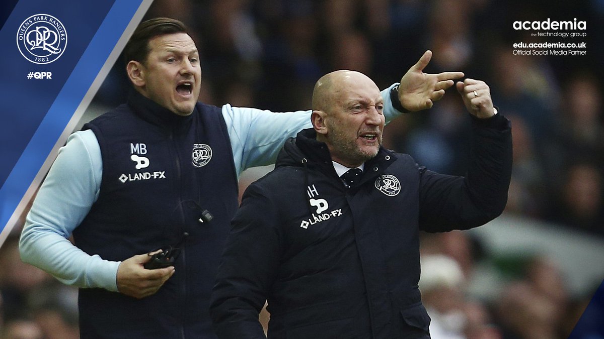 QPR's tweet photo. 💙 Morning ... and a Happy Birthday to the gaffer! Have a good one, Ollie! "Holloway's Blue &amp; White Army" #QPR 🎉 https://t.co/Zs41Vvktz7