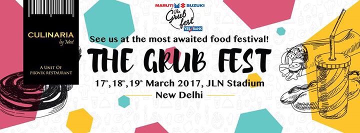 pikwikdelhi's tweet photo. The best fest and the best food! We will be there to ensure that! #GrubFest #food #Grubbed #Jln #love #life #happy https://t.co/QYzKGZ4V8R