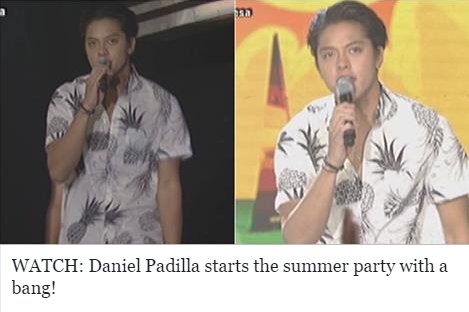 ABSCBN's tweet photo. The heat is on with the one and only Daniel Padilla! Maki-party na sa #ASAPMarSorpresa! https://t.co/asKdYAVbqL https://t.co/BJwEVSKuzO