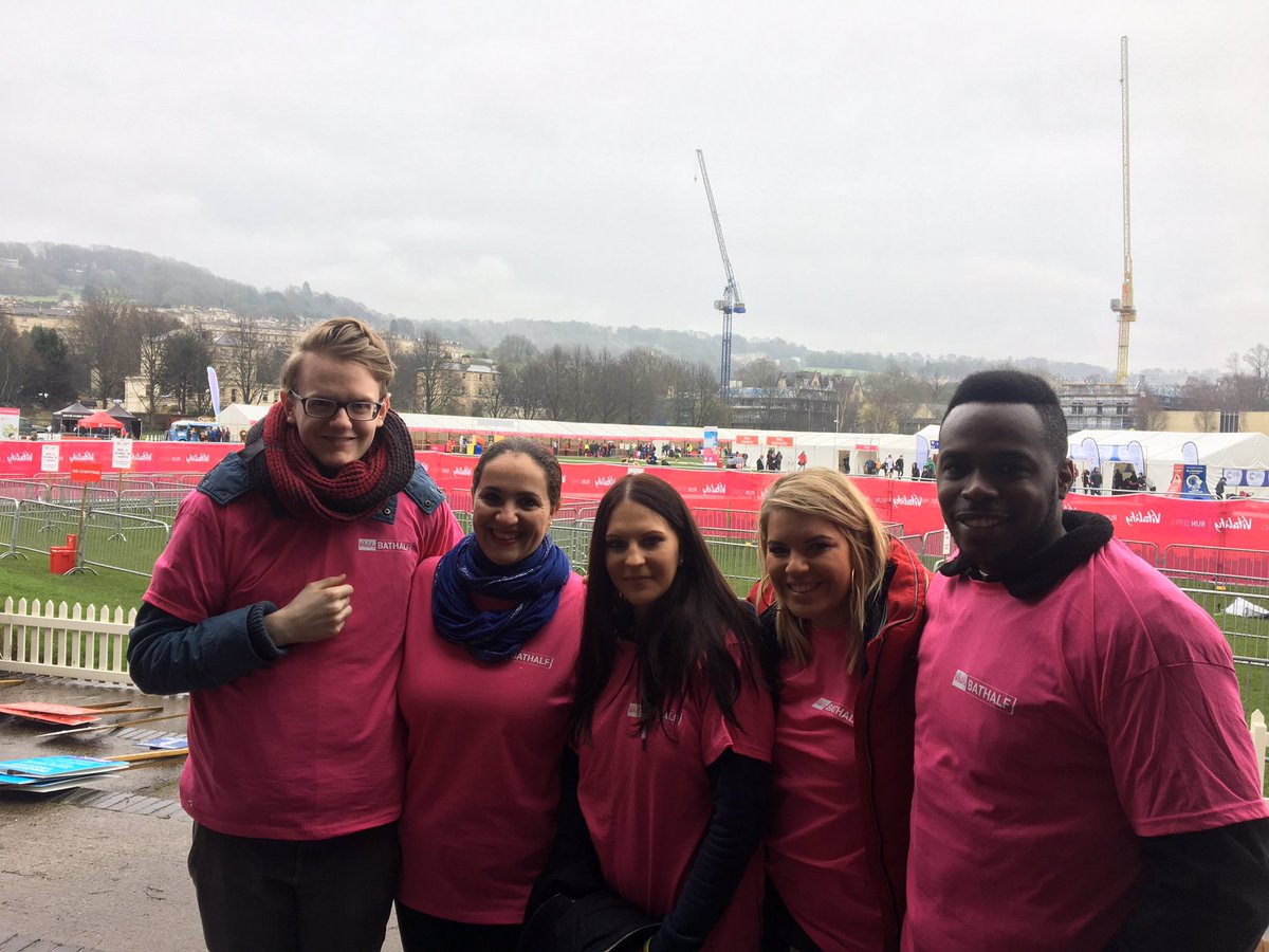 Bath Half Runners ready to go.... 😂not.. we're here volunteering all day! Come and get your goody bags from NBS team #seeyouatthefinishline