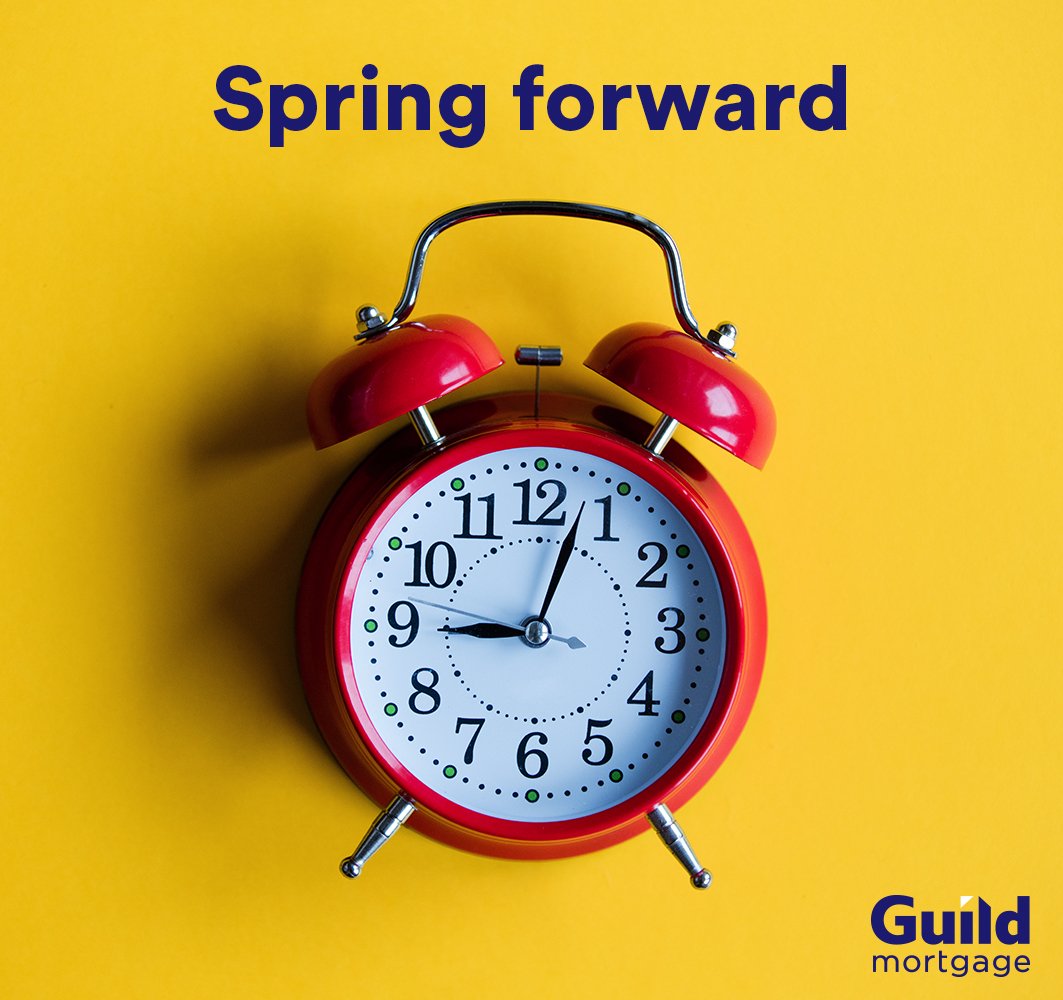 guildmortgageco's tweet photo. Don't forget to set your clocks and watches! Or you can just let your cell phone do it for you... #daylightsavings #guildmortgage https://t.co/uvqF7R3TQW