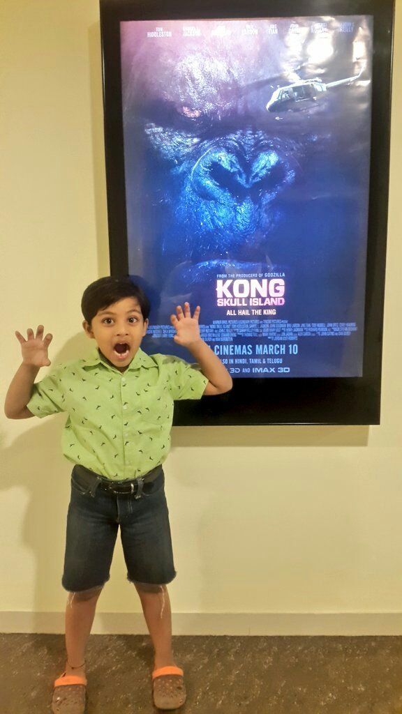 imvansh's tweet photo. King Kong! .... good movie... great experience to watch in 3D @IMAX @DolbyIn @IndiaCinepolis .... an adventure 😊 https://t.co/RIg22AKQlS