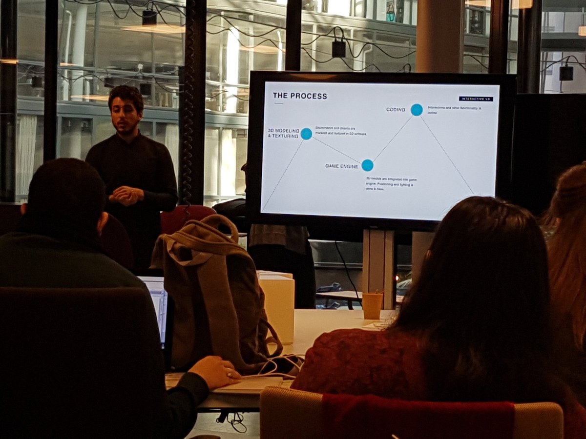 ibyr's tweet photo. På kurs om Interaktiv VR med HybridForest. #VRSCIHACK #epicenter https://t.co/NgGgxngvUd