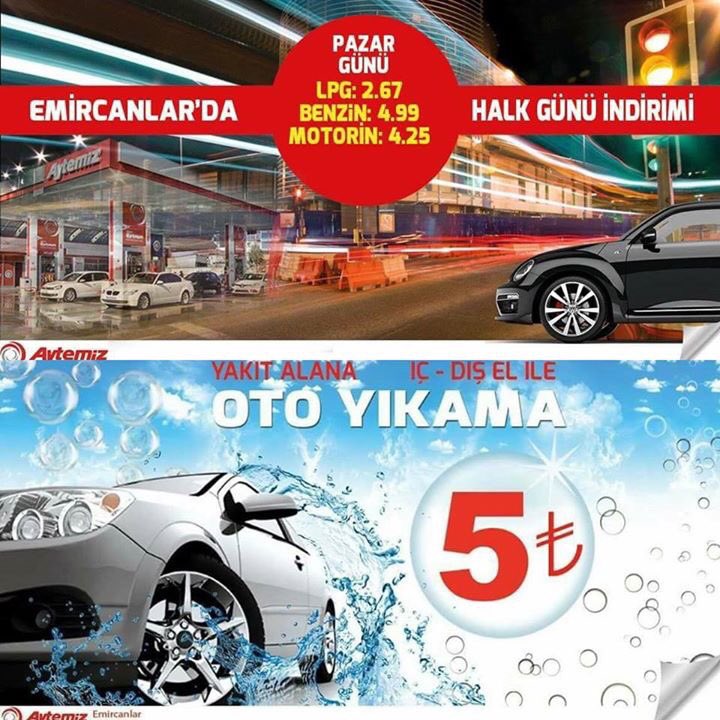 Bugünden yarın sabaha kadar Çınarlı Emircanlar Petrol 'de Indirimli halk günü.Tavsiye ederiz arkadaşlar ⛽

emircanlarpetrol.com