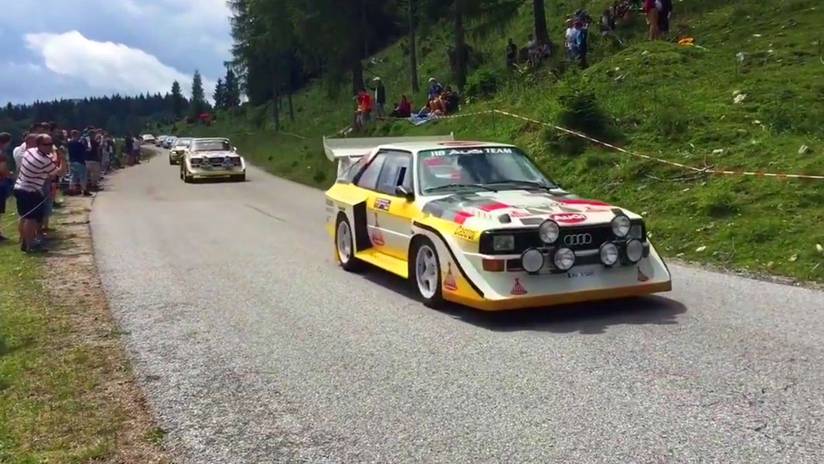 An army of Quattros rolling past is a soundtrack from heaven itself...

bit.ly/2lPMAue