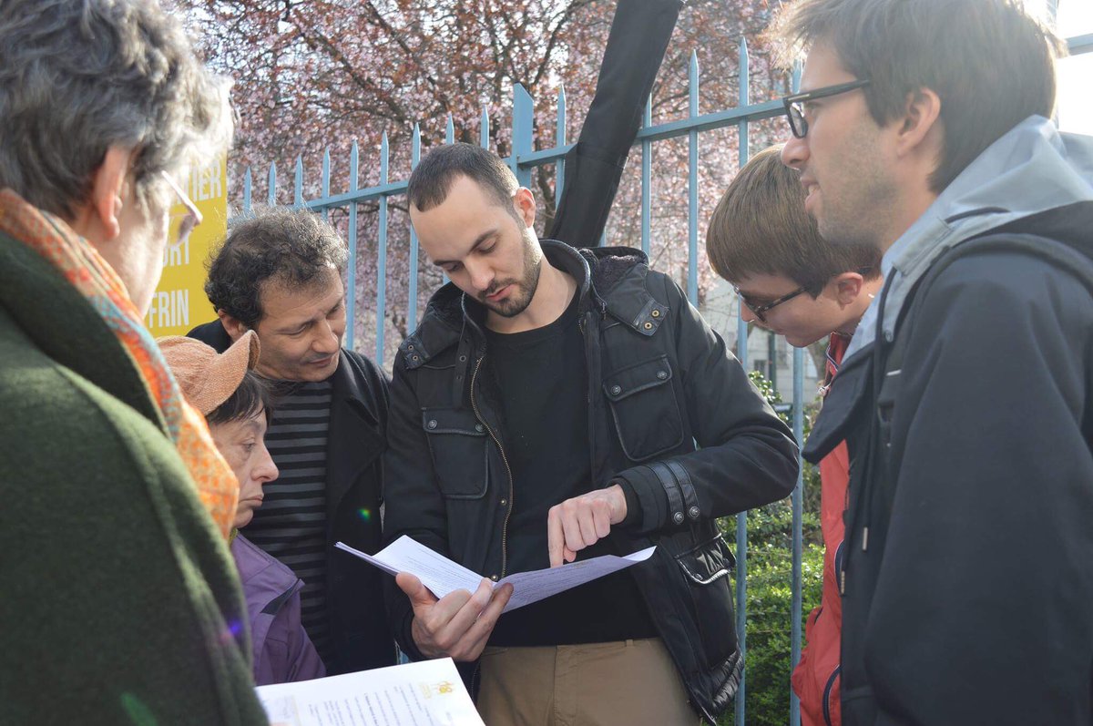 CQClignJoffrin's tweet photo. Plus de quarante personnes rassemblé-e-s pour la marche exploratoire du quartier Belliard-Letort-Championnet-Poteau : beau succès ! #Paris18 https://t.co/0banr71jIs