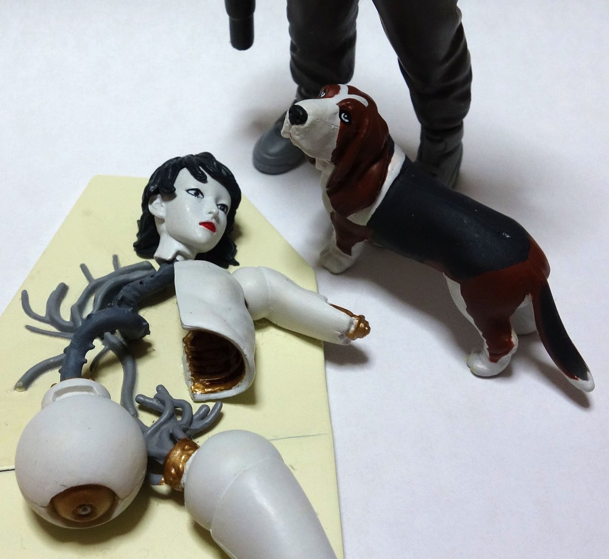 ねぎぬき בטוויטר うーん この世界観だと やっぱり犬じゃないと合わないか おしい 世界最小にゃらん イノセンス フィギュア