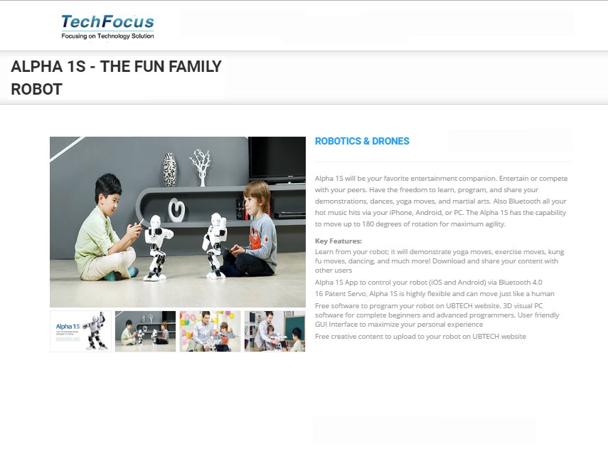techfocusltd's tweet image. Fun family robot for your kids...
techfocusltd.com