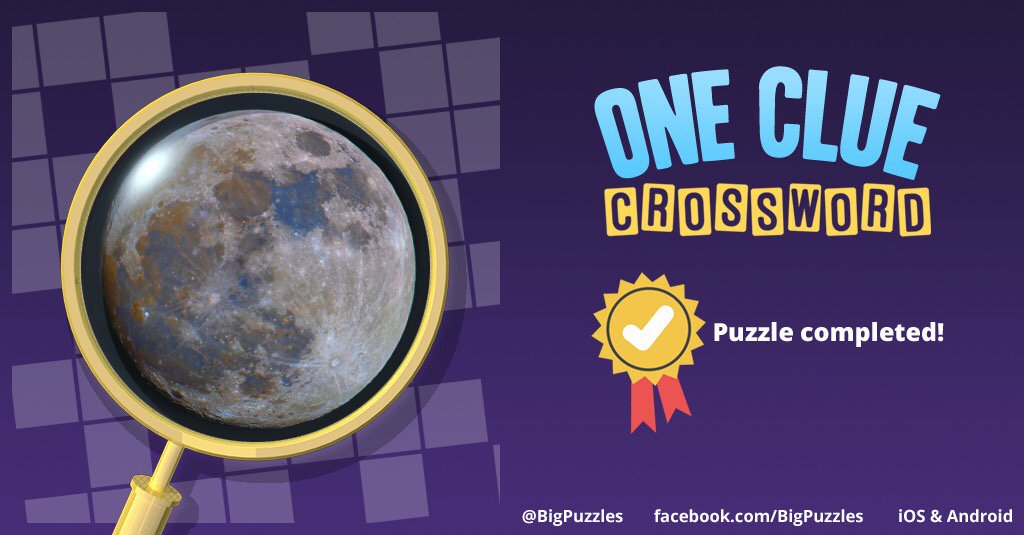 I completed a puzzle in One Clue Crossword. Play now for free!
onecluecrossword.com #OneClueCrossword