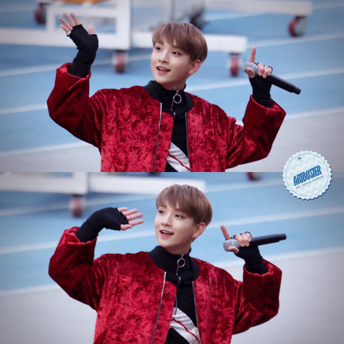 artbuster1230's tweet photo. 170312 수원fc 홈개막전 하프타임공연 #세븐틴 #조슈아 오늘도 수고 많아쪄🌼 @pledis_17 https://t.co/gFDZ8QLKdM