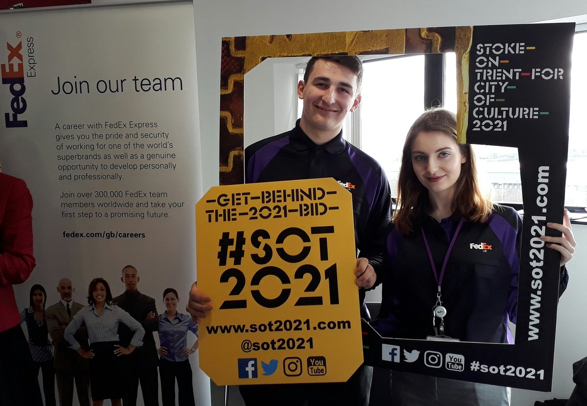 AlanB143's tweet photo. FedEx delivering the message that they support they bid @sot2021 @SSAAnetwork #backthebid https://t.co/e5ucW2HwYX