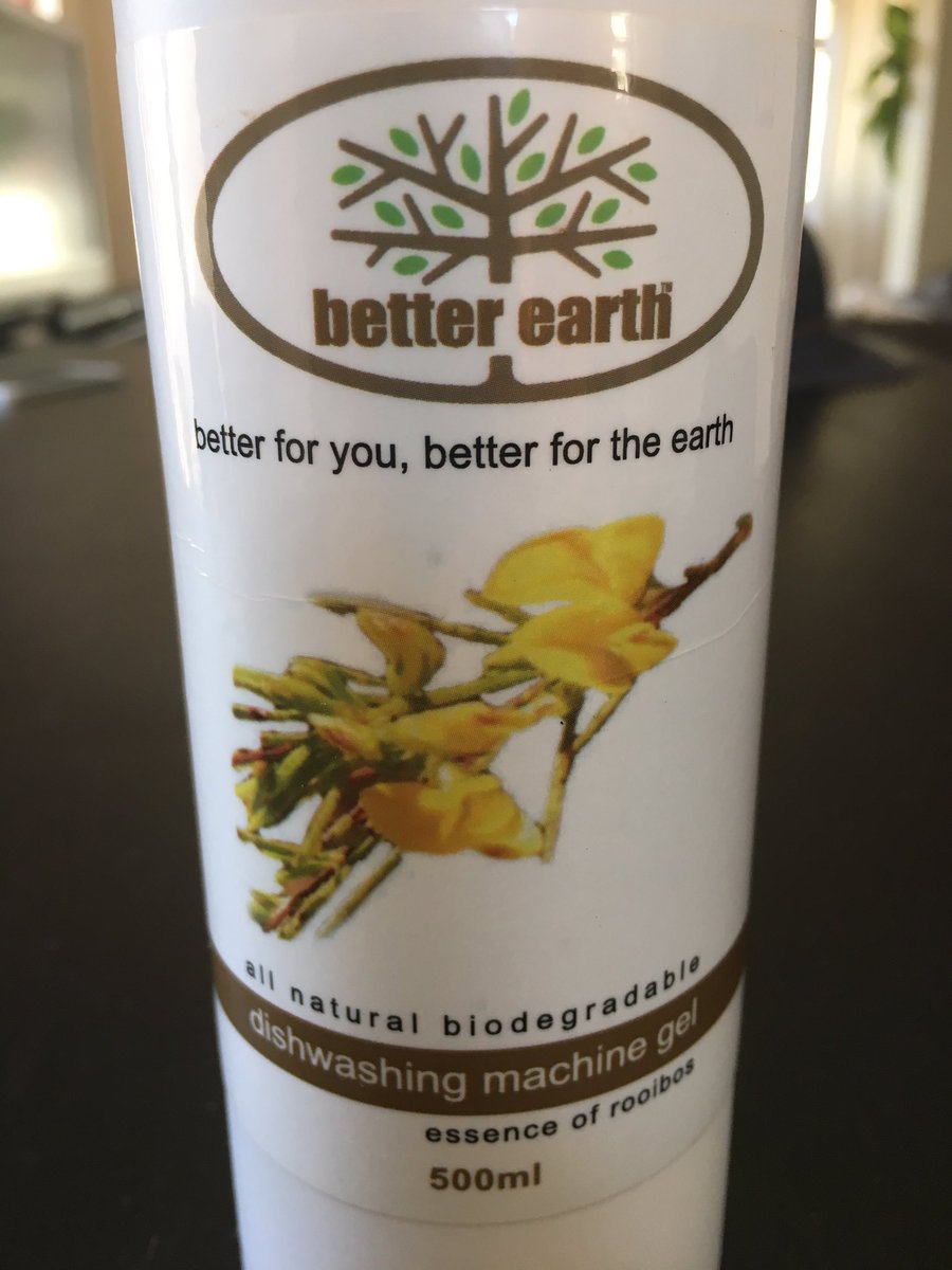 pixelprojects's tweet photo. Been using this #betterearth for our dishwasher for a while. Feeling better about impact on our #CapeTown ocean. https://t.co/VAkgukR0Sw