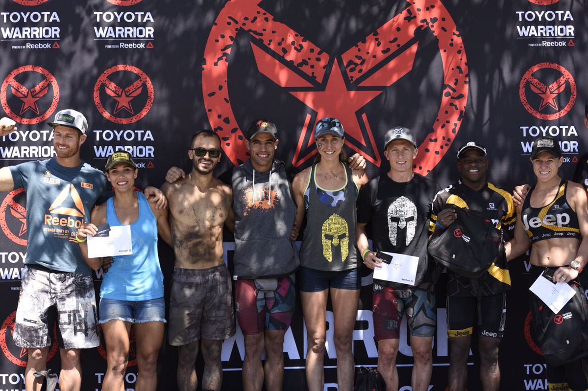 thewarriorrace's tweet photo. The @reeboksa Team Sprint Race podium #WARRIOR2 https://t.co/Ds3QBXq2hv