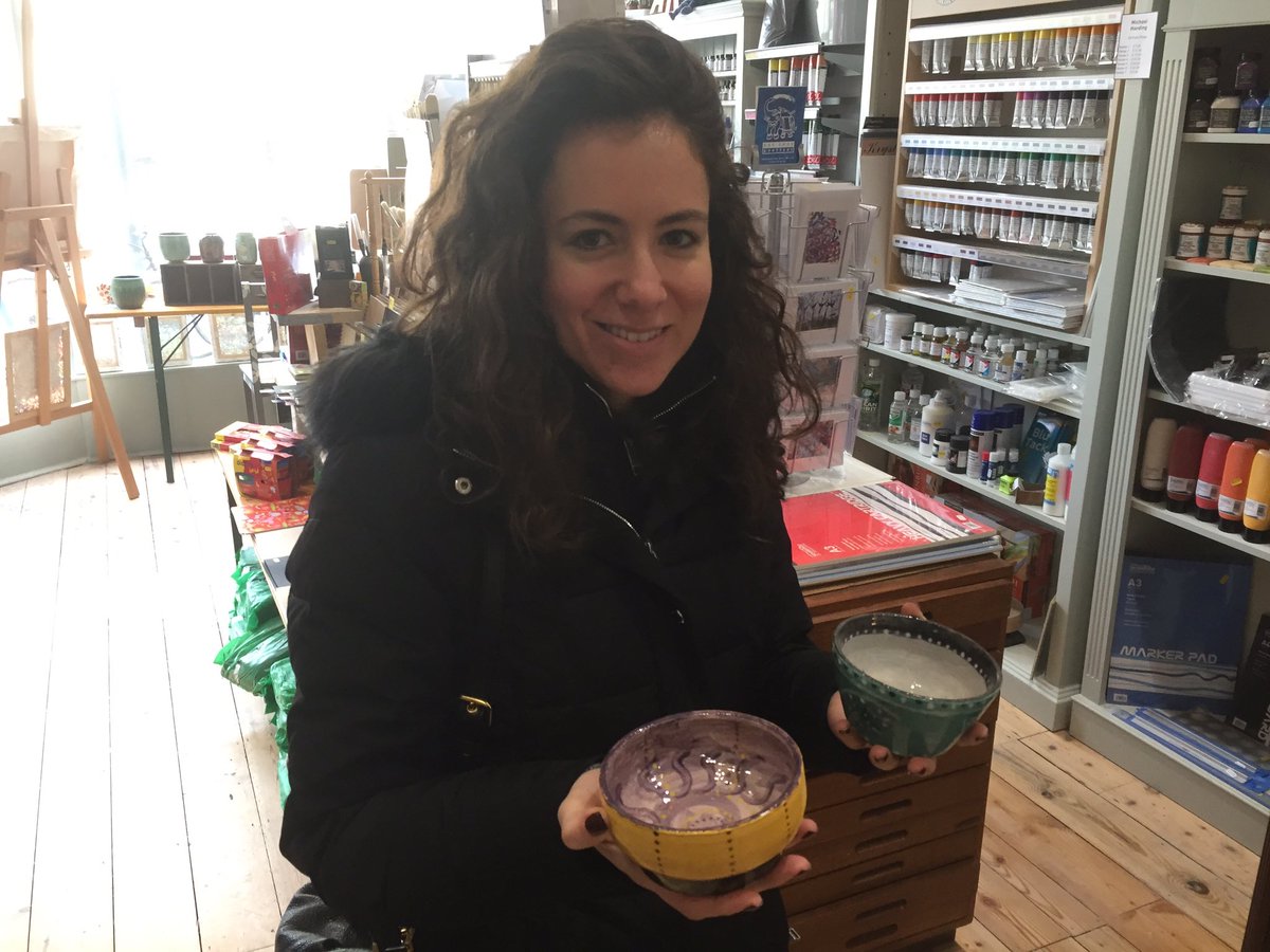 yatpottery's tweet photo. For those in urgent need of art materials or a quick spin on the potters wheel today, we will be open from 1 - 3. #hove #creative #unbored https://t.co/Z1iSkgV9SB