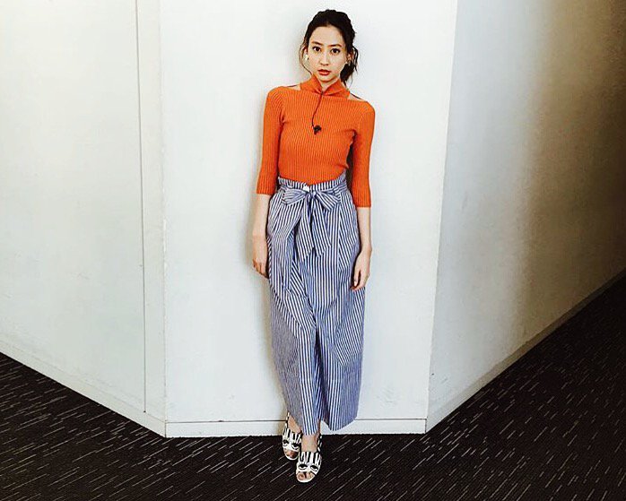 @mayukokawakitaofficial wearing E8 sandals from our new SS17 collection. Soon in Miista online shop! <3