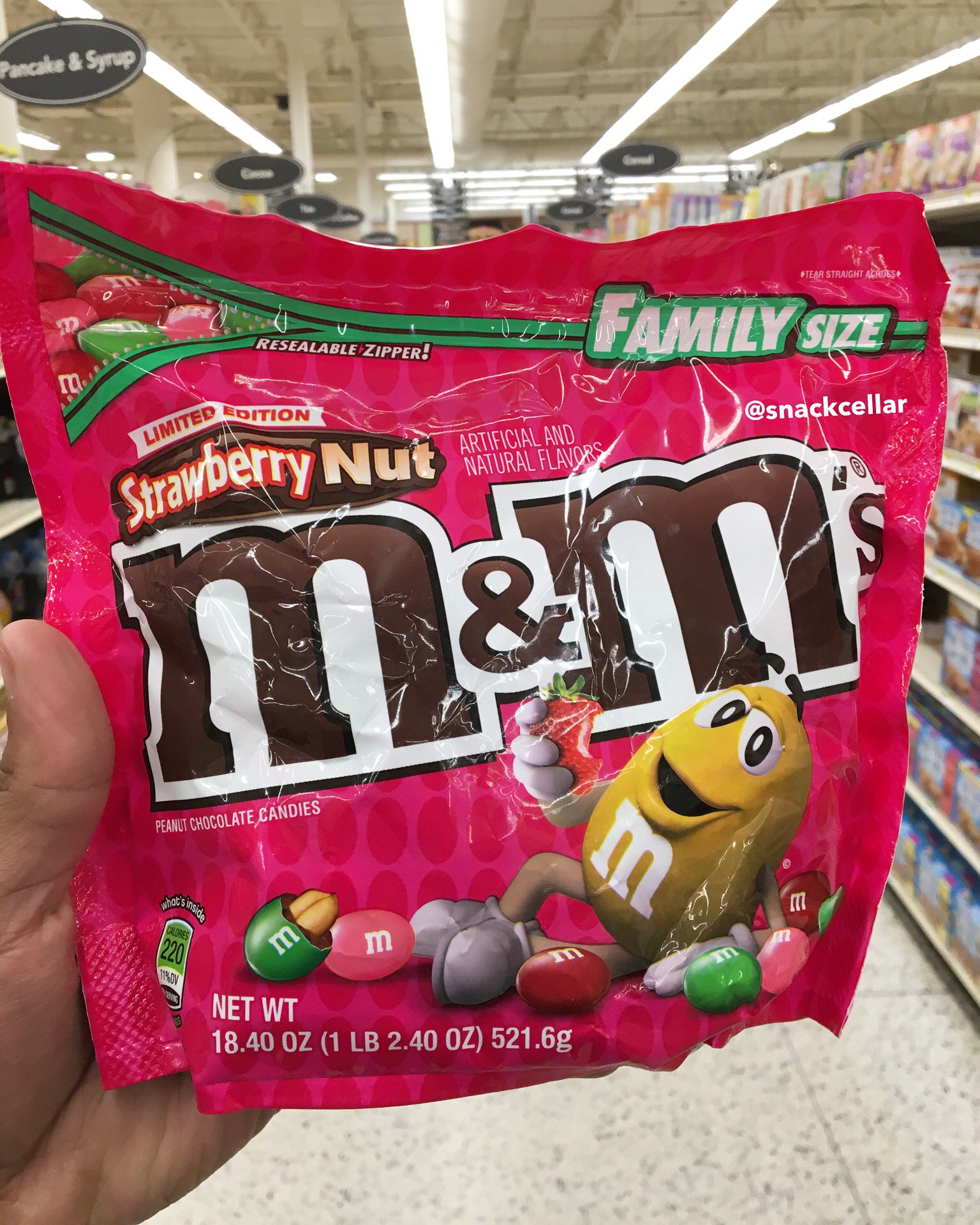 REVIEW: Limited Edition Strawberry Nut M&M's - The Impulsive Buy