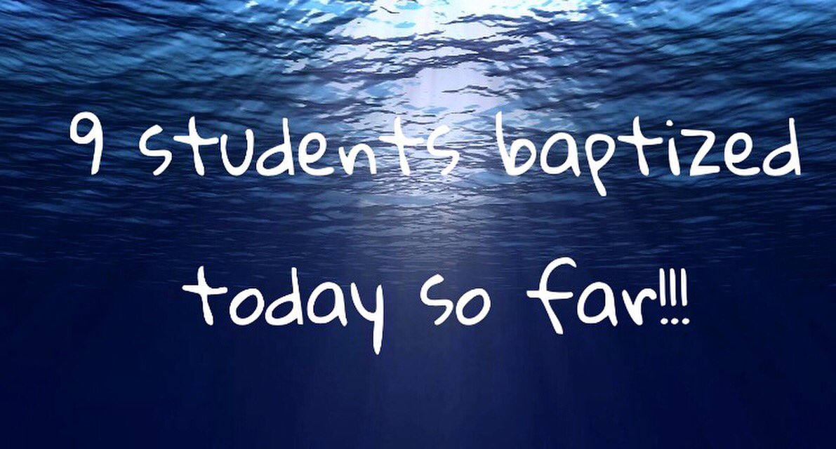 revstudents's tweet image. If you have trusted Christ, baptism IS YOUR next step! There's still a chance to be baptized at the 5! We want to celebrate! #BaptismSunday