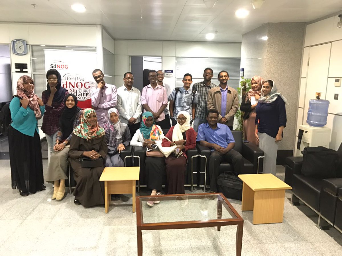 SudanNOG's tweet image. It was long day but very informative :-)
Thanks Mohamed Hafez and Saad Awad for your time we really appreciate it.
#SdNOG #Unix_Boot_Camp