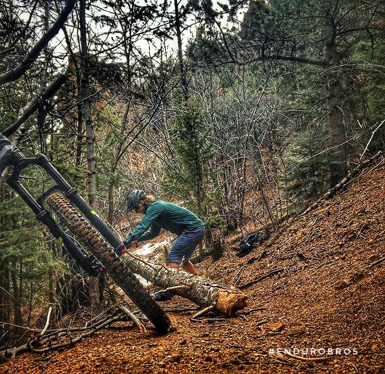 EnduroBros's tweet photo. Clearing trails #mtb #mtblife #mountainbiking #evocusa #ride #bicycles #endurobros https://t.co/9xT9iduGGT