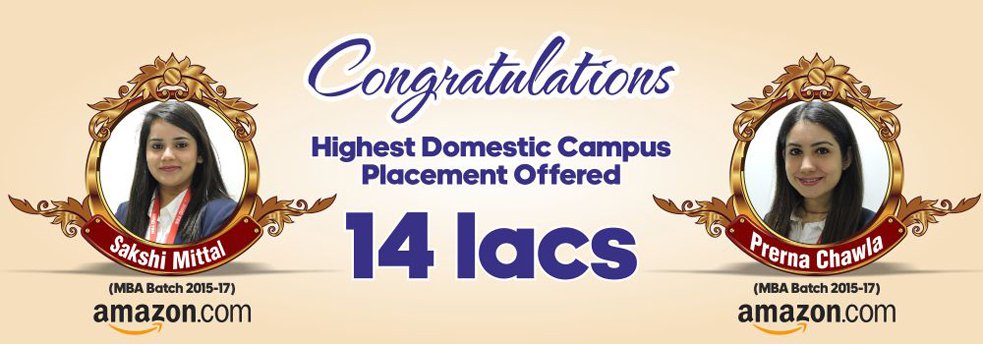 BVIMR_Delhi's tweet photo. Highest Package as of now for MBA (2015-17 batch) ..Rs. 14 Lacs/annum !!! 😀
#Amazon #BVIMR #MBA #CampusPlacements #Placements #MBAPlacements https://t.co/5UNyuHINv1