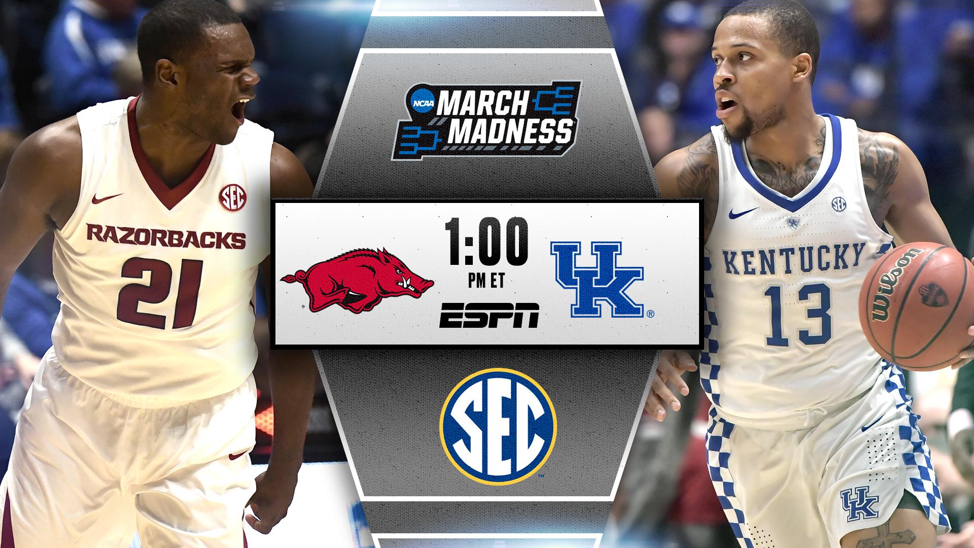 NCAA March Madness on Twitter "Arkansas is looking for its second SEC