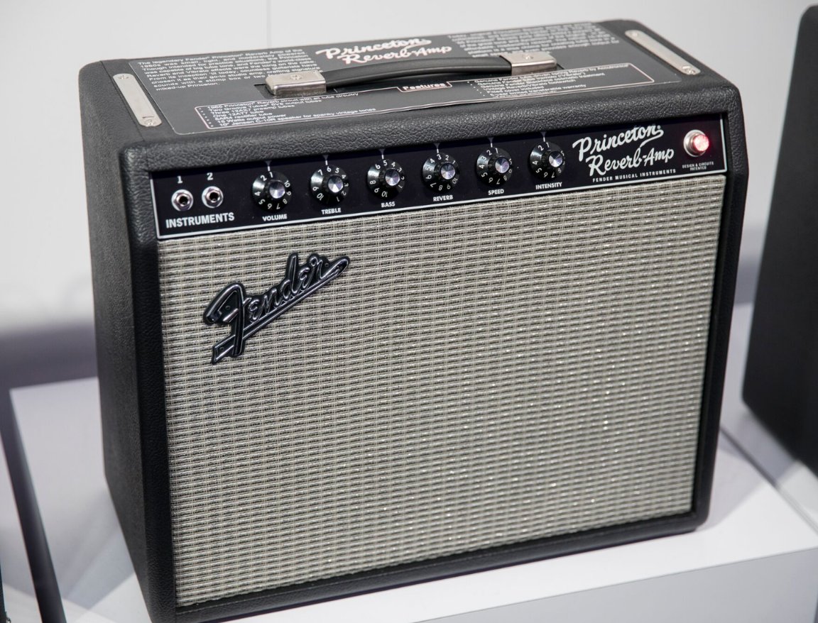 Fender's tweet image. What's your favorite classic hit song that has been played on a Princeton Reverb amp?