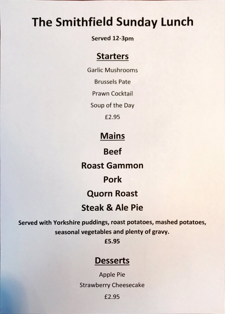 smithfieldderby's tweet photo. Still plenty of space! @DerbyFood @love_derby @Derby_4_me @derbyfoodclub the gammon is to die for 🐷 https://t.co/auJm7e40SB