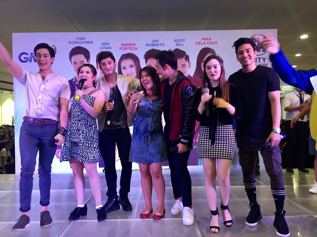 aprealvicencio's tweet photo. was called on stage!#MeantToBeAtSMSanJose @ivandorschner @dealwithBARBIE @addyrajofficial @akosiKenChan @jak_roberto https://t.co/zHaKgkJ5ub