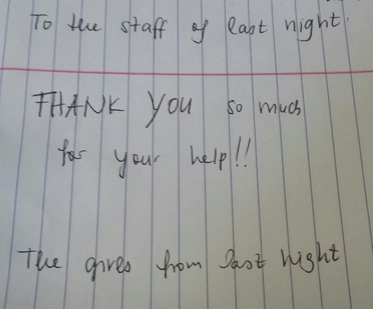 A lovely thank you from our guests 😊 <a href="/SDEBDD/">simon ewins</a> <a href="/Jctomkinson1/">Jordan Tomkinson</a> <a href="/JWalker2812/">Jason Walker</a> @2ychAnet4 <a href="/FieonaConnolly/">Fieona Connolly</a> <a href="/placemadebyyou/">A Place Made By You</a>