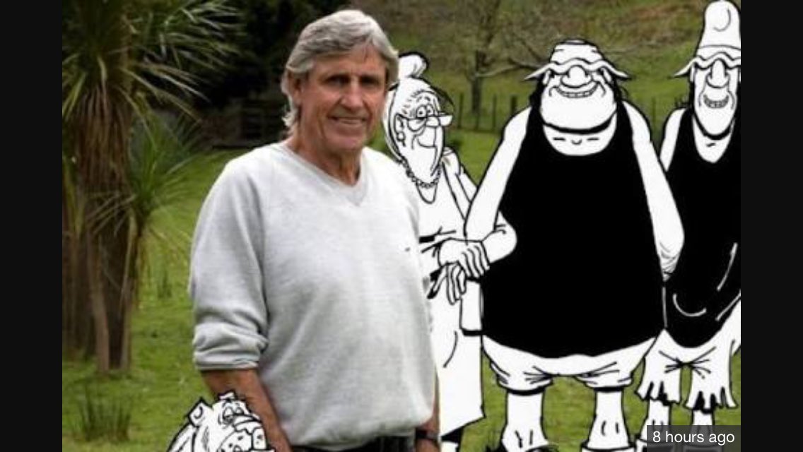 anarchypopcorn's tweet photo. #murrayball #rip #footrotflats #legend #comics #funny NZ cartoonist Footrot Flats creator has died aged 78 suffering from Alzheimers disease https://t.co/UhtWQpG2Na