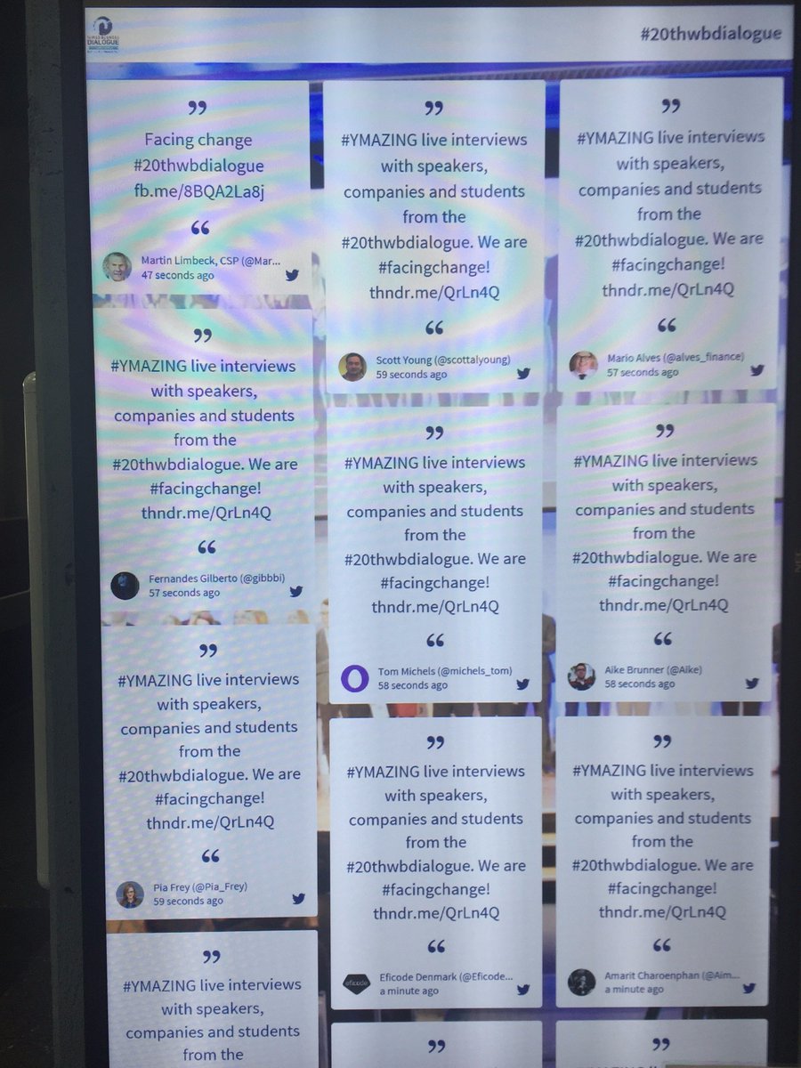 youareymazing's tweet photo. Thank u @MartinLimbeck @scottalyoung @alves_finance @michels_tom @aike @Pia_Frey @EficodeDK @AimAmarit & much more #ymazing #20thwbdialogue https://t.co/uVNFk00trc