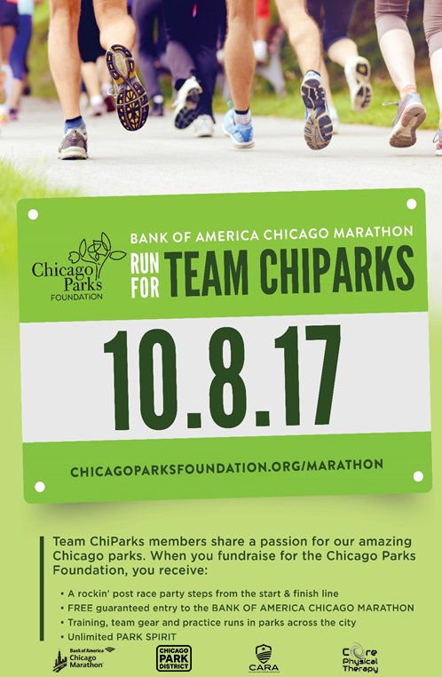 ChicagoParks's tweet photo. #Runfortheparks with @chiparksfdn in the 40th Bank of America Chicago Marathon! Join #TeamChiParks today @ https://t.co/YRN2U1BhEp https://t.co/tKZCrAE6eD
